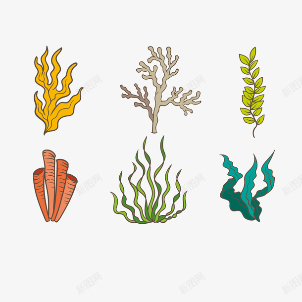 简约卡通珊瑚藻png免抠素材_新图网 https://ixintu.com 卡通 海洋生物 海草 海葵图片 海藻 珊瑚 珊瑚藻 简洁 简约 绿海藻