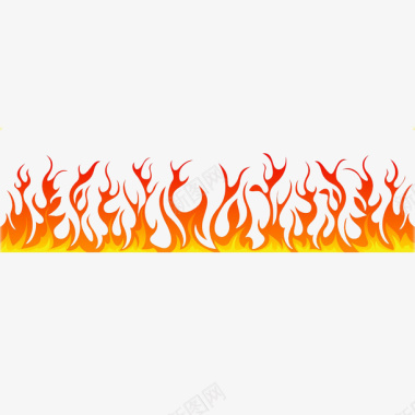 卡通灼热的火焰图标图标
