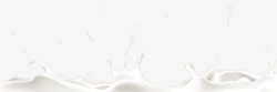 牛奶白色水花素材