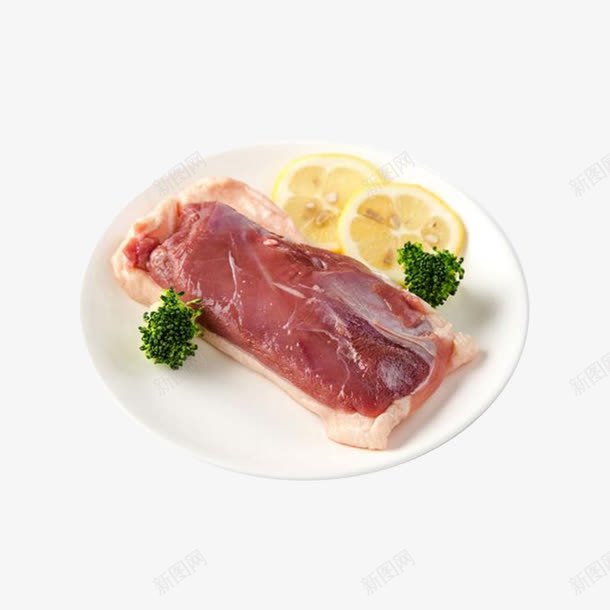 鸭胸肉摆盘实拍图png免抠素材_新图网 https://ixintu.com 家禽 生鲜 食品 鸭肉 鸭胸