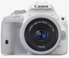 白色相机佳能EOS100D单反套机高清图片