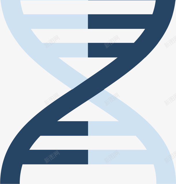 简约多彩DNApng免抠素材_新图网 https://ixintu.com 多彩DNA 多彩线条 小清新 水彩 简约NDA 螺旋DNA