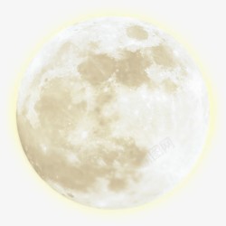 月球月亮发光素材