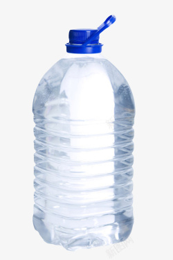 带提手的透明解渴蓝色带提手的一瓶饮料实高清图片