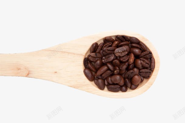 一勺咖啡豆png免抠素材_新图网 https://ixintu.com 勺子 咖啡 咖啡果实 咖啡豆 干果 木勺 烘焙 褐色咖啡豆