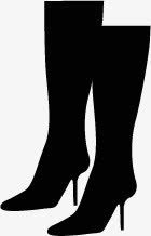 女士高跟鞋剪影png免抠素材_新图网 https://ixintu.com 女士高跟鞋剪影 平面设计 时尚 靴子 鞋子
