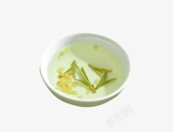 清新甘甜龙井桂花混合茶高清图片
