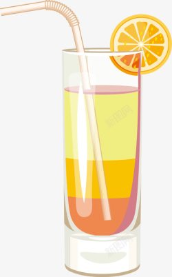 夏日水果汁卡通果汁装饰图案高清图片