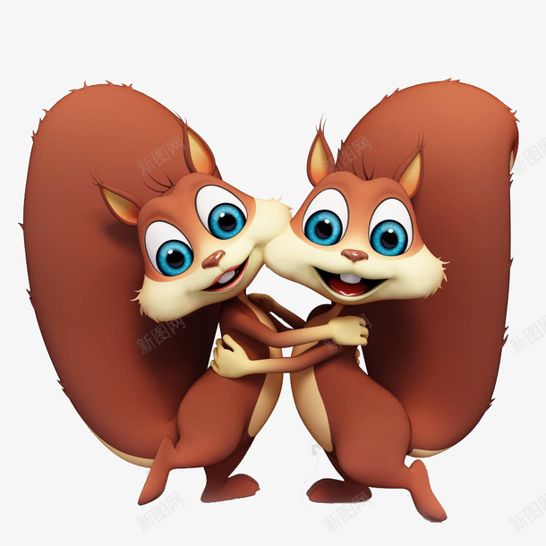 拥抱的两个松鼠png免抠素材_新图网 https://ixintu.com 不好意思地 含羞 害羞 害臊 拥抱 松鼠 羞涩 羞羞 腼腆 难为情