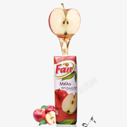 酸苹果高端青苹果果汁包装高清图片