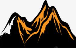 陡峭山崖的路火山山崖高清图片