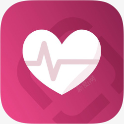 连续心率监测手机心率监测仪健康健美app图标高清图片