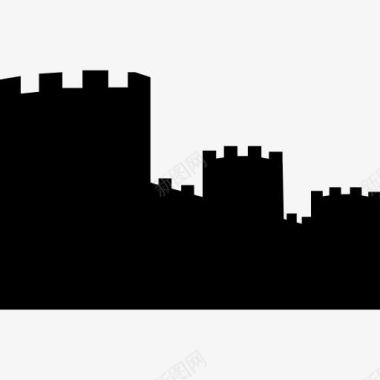中世纪的城墙阿比拉图标图标