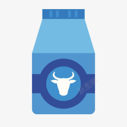 彩色的瓶子一瓶牛奶矢量图高清图片