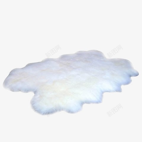 云朵形地毯png免抠素材_新图网 https://ixintu.com 产品实物 圆形 毛毯