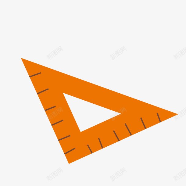 手绘三角尺png免抠素材_新图网 https://ixintu.com 三角尺 学习 尺子 手绘 手绘三角尺 数学工具 测量