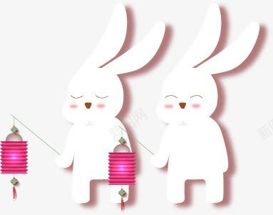中秋节兔子png免抠素材_新图网 https://ixintu.com q版兔子 中秋节 兔子 兔子挑着 卡通兔子 灯笼
