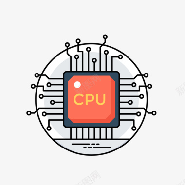 CPU电子电路标图标图标