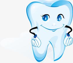 牙齿设计广告牙齿牙膏广告薄荷叶保素材