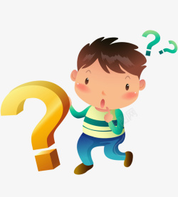 帅气小孩思考的男孩高清图片