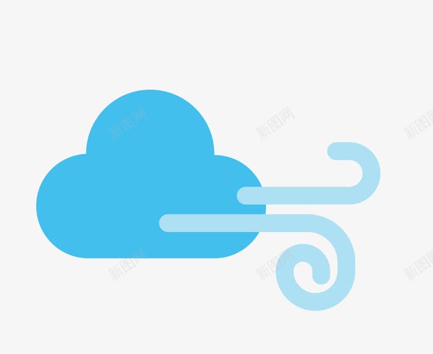 云朵移动png免抠素材_新图网 https://ixintu.com PNG图片 云朵 矢量素材 移动 风 风速