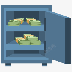 保险柜图标保险柜和钱插画矢量图图标高清图片