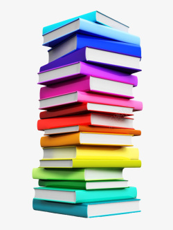 一堆书本特写纯色堆放不整齐的书籍实物高清图片