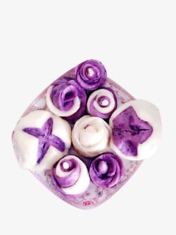 紫薯馒头紫薯馒头高清图片