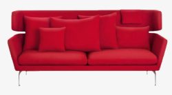 红色个性沙发素材