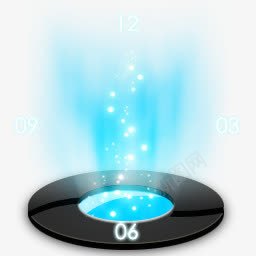 时钟图标png_新图网 https://ixintu.com clock hologram timer 全息图 时钟 计时器