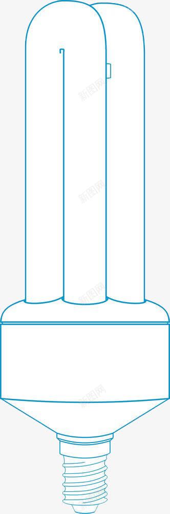 蓝色手绘荧光灯管png免抠素材_新图网 https://ixintu.com 光效 手绘 荧光灯 蓝色 霓红灯
