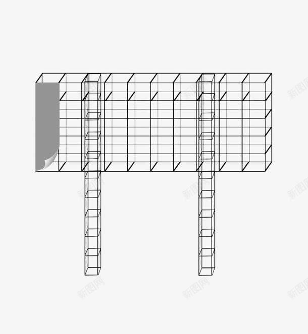 立柱钢架png免抠素材_新图网 https://ixintu.com 工程 立柱 钢架 铁架