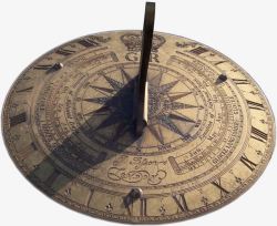 古代时间工具太阳日晷高清图片