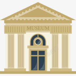 博物馆古董博物馆图标高清图片