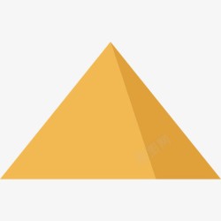 沙漠金字塔金字塔图标高清图片
