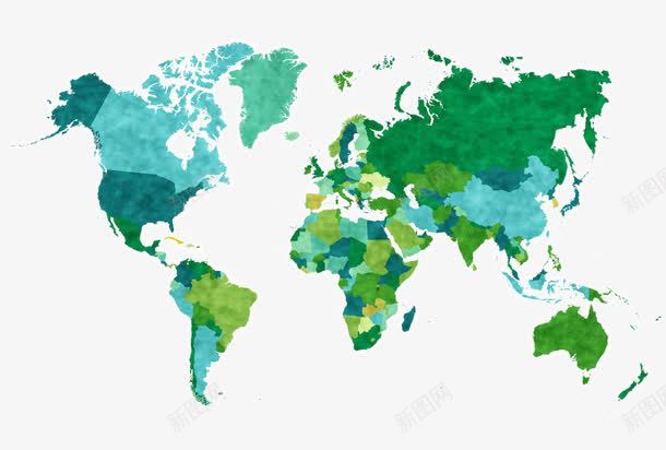 精美世界地图png免抠素材_新图网 https://ixintu.com 七大洲五大洋 七大洲地图 世界地图地理 世界地图轮廓 板块版图 精美世界地图