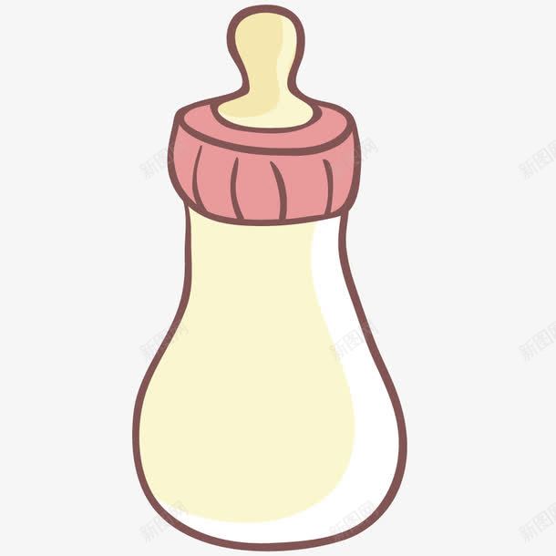 儿童奶瓶矢量图eps免抠素材_新图网 https://ixintu.com 形状 手绘 杯子 模型 母婴用品 矢量图