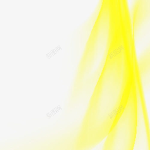 流光线条15png免抠素材_新图网 https://ixintu.com 光彩 流光 流光线条 线条 黄光