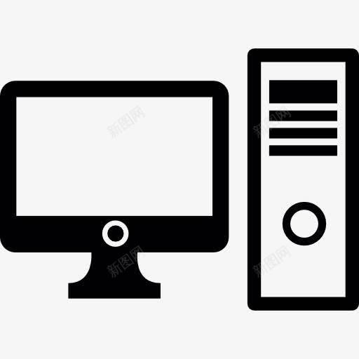 台式电脑图标png_新图网 https://ixintu.com 个人计算机 技术 电脑屏幕 电脑显示器