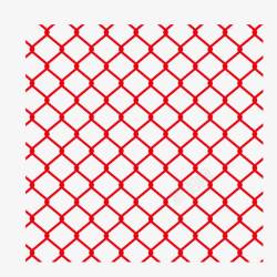编织网红色矩形编织网网格矢量图高清图片