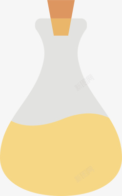溶剂瓶装着溶剂的试剂瓶矢量图高清图片