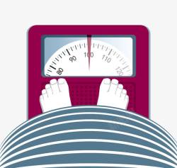 测体重大肚腩称体重插图高清图片