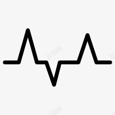心脏节律图标图标