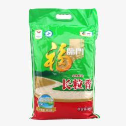 米袋长粒米高清图片