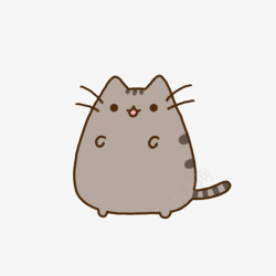 无忧无虑的生活卡通可爱的幸福龙猫高清图片