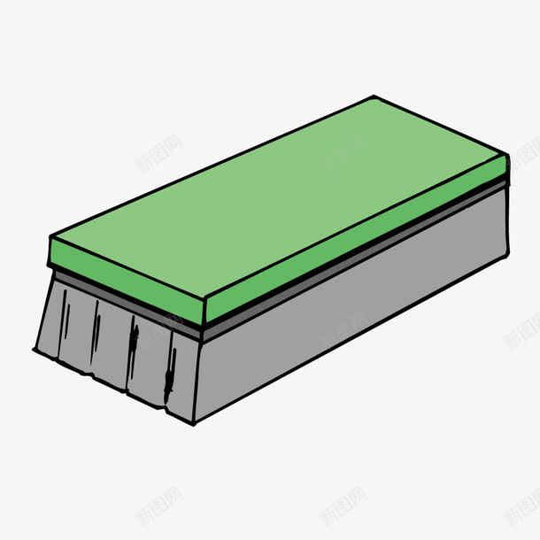 黑板擦png免抠素材_新图网 https://ixintu.com 檫黑板 绿色 黑板擦