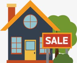 房东卖房房地产中介房屋出售高清图片