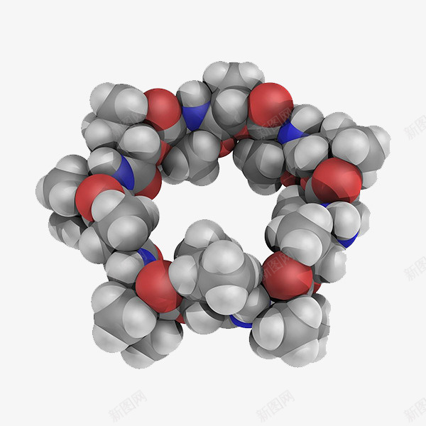 分子链元素png免抠素材_新图网 https://ixintu.com 分子矢量 分子链 分子链DNA 生物分子