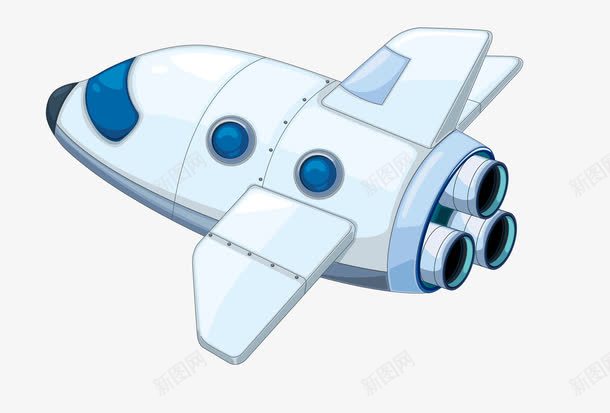 飞船png免抠素材_新图网 https://ixintu.com 卡通 战斗机 航空 飞机 飞船 飞行