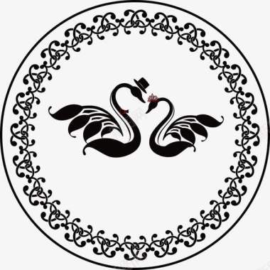 鸳鸯logo矢量图图标图标